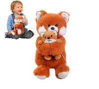 Generisch en peluche renard - Ensemble maman et famille - Jouet animal souple et mignon - Simulation en peluche adorable - Peluche confortable et douillette avec design réaliste