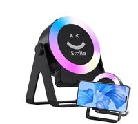 Generisch Enceinte portable sans fil compacte avec support et éclairage LED, électronique intelligente pour chambre d'étudiant, compagnon de voyage et salle de bain