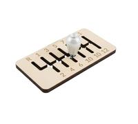 Generisch Engrenage en bois 2026 - Un nouveau mécanisme de commutation fantaisiste en bois (beige, 10 cm)