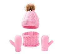 Generisch Ensemble bonnet, écharpe, gants, cache-cou, moufles pour fille, bandeau, écharpe