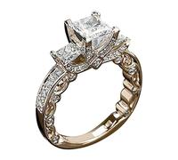 Generisch Ensemble de bagues Veret Bague Exquise Bijoux Fantaisie Simple Accessoires Populaires Pipe des Anneaux, 10, Métal, Aucune pierre précieuse