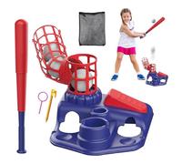 Generisch Ensemble de balles de thé pour Enfant | Jouet de Baseball interactif | Kit pour âgés de 3 à 8 Ans | Jeu de Base éducatif, Exercice de Softball, Kits de Sports débutants, Jeu