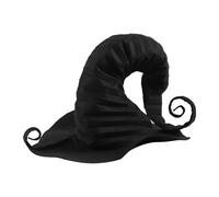 Generisch Ensemble de chapeau de sorcière noir pour femme/hiver Halloween - Bleu, Noir , taille unique