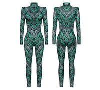 Generisch Ensemble de costume de carnaval pour adulte, ange avec bandeau, vert armée, taille M