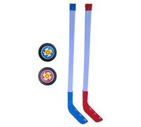 Generisch Ensemble de crosses de hockey sur glace pour enfants - Crosse de hockey de rue et balle - Bâtons élémentaires pour enfants pour hockey sur sol et hockey sur route - Jouet en époxy