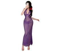 Generisch Ensemble de lingerie élégant en dentelle pour séduire comme vêtement de nuit confortable dans un design intemporel, lilas, taille unique