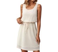 Generisch Ensemble de lounge pour femme - Baggy - Couleur unie - Combinaison d'été sans manches - Débardeur et jupe midi - 2 pièces - Combinaison de plage - Camisole + jupe d'été - Bureau, beige, XXL