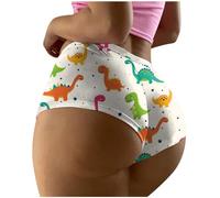 Generisch Ensemble de sous-vêtements sexy Curvy - Culotte en dentelle - String en coton - Couleur chair - Culotte pour femme - Culotte érotique, E-orange., 3XL