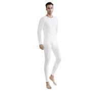 Generisch Ensemble de sous-vêtements thermiques légers pour homme - Caleçon thermique doux et confortable - Combinaison chaude - Sous-vêtements thermiques - Pour tous les jours - Pour les loisirs