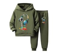 Generisch Ensemble de Sport pour Enfants, Jogging pour Garçon, Ensemble de Sport, Ensemble Complet Manches Longues pour Hiver, Pullover, Hoodie, Pantalon de Jogging, Ensemble de 2 Pièces, Sweatsuit
