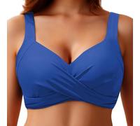 Generisch Ensemble tankini élégant pour femme - Haut de bikini à armatures avec effet push-up - Soutien-gorge intégré - Coussinets amovibles - Haut de bain élégant pour un maintien parfait - Point