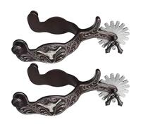 Generisch Éperons de bottes de cowboy | Accessoires d'événement de sport d'équitation - Porne de cheval occidentale | Pour équitation, saut, rancher, équitation, équitation, concurrence, amateur de