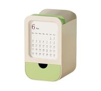 Generisch Estante Organizador Con Soporte Para Calendario Y Accesorios Para Tocador, Hogar Y Estudio | Portalápices Para Escritorio - Organizador De Cajones Con Compartimentos