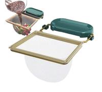 Generisch Étagère à déchets pour évier de cuisine, filtre d'élimination des déchets pour les restes de cheveux, panier à tamis avec sacs en filet