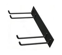 Generisch Étagère à outils murale - Support mural lourd - Charge maximale : 109 kg - Crochet pour outils de jardin - Pour pelle, échelle, râteau, balai, garage, cour, jardin et