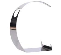 Generisch Étagère à vin, support en acier inoxydable - Support pour le plateau de table - Pour le rangement dans le salon, la salle à manger, la cuisine et le bar à domicile ainsi que pour le