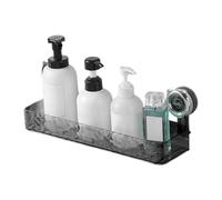 Generisch Étagère de douche à ventouse - Peu encombrante et stable - Compartiment sans perçage pour serviette, rinçage, shampoing, savon