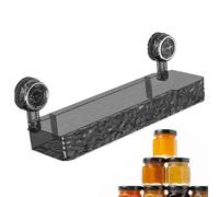 Generisch Étagère de douche avec ventouse - Étagère de douche | Organisateur de rangement à ventouse pour douche, étagère murale de salle de bain, support d'organisation de douche pour plan de travail