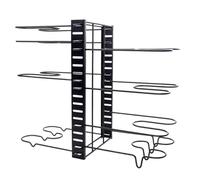 Generisch Étagère de rangement pour casseroles, 8 niveaux, réglable, pour armoire de cuisine, pour comptoir, garde-manger, vaisselle, plateau, assiette