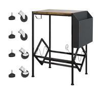 Generisch Étagère pour disques vinyles pour albums | Support de tourne-disque double couche - Sac de rangement Home Organizer Support pour collection de salon, chambre à coucher, studio
