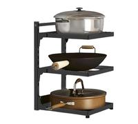 Generisch Étagère sous l'évier pour la cuisine, sous l'évier, support à épices réglable, armoire multifonction robuste et inoxydable pour organiser les accessoires pour assaisonner les médicaments