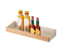 Generisch Étagères flottantes, grand écran mural 40 x 12 cm, étagère de salle de bain rustique, porte-bouteille de vin décoratif, étagère de saison, organisateur de rangement à la maison pour salon