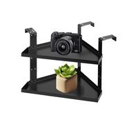 Generisch Étagères pour postes de travail de bureau | Support réglable en métal pour charges lourdes, organiseur de bureau d'angle avec, pour livres, plantes, maison, intérieur, mur, bureau, cuisine