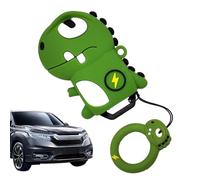 Generisch Étui de e voiture dinosaure | Coque de e voiture en forme de dinosaure avec porte-clés - Jolie coque de e voiture pour homme et femme, B, Siehe Beschreibung