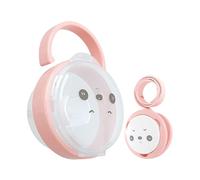 Generisch Étui de protection pour tétine | Boîte à tétine avec chaîne, accessoire de voyage léger et étanche à la poussière pour bébés et jeunes filles, Rose, Voir description, Voir description