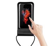 Generisch Étui de protection universel étanche pour téléphone portable | Sac étanche | HD tactile réglable Collier Protection pour passeport Portefeuille Rangement Voyage Activités