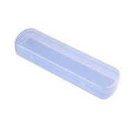 Generisch Étui de rangement en plastique pour brosse à dents - Portable - Pour un usage - Étanche - Pour camping, avion, voyage - Bleu - Voir description
