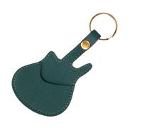 Generisch Étui de rangement pour pics de guitare, en cuir synthétique, sac de rangement pour guitares, collectionneurs, vert, Voir description, Voir description