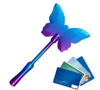 Generisch Étui pour cartes de crédit, imprimé 3D, portable, compact, porte-cartes, accessoire de paiement mobile, taille standard, pour cosplay, fêtes, , extérieur, voyage,