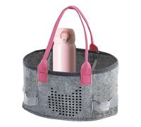 Generisch Étui pour lecteur audio - En feutre avec sac de transport - Sac de rangement - Mallette en feutre multifonction - Portable - Pour le joueur - Kit de démarrage, Rose, voir description, Voir