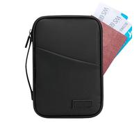 Generisch Étui pour passeport familial, design de poignée pour passeport, porte-passeport familial, portefeuille de voyage pour téléphone portable pour femme, pour les aéroports, les événements