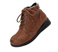 Generisch Europe et les États Commerce Extérieur Grands Yards Bout Rond Station Haute Casual Bottes Femme Été Enfant Chaussures Femmes Hiver, jaune, 38 EU