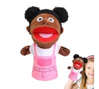 Generisch familiale pour , familiale, de jeu de rôle, en peluche douce pour raconter des histoires, de spectacle de théâtre avec bouche mobile pour filles et