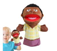 Generisch familiale préscolaire, marionnette familiale | d'école | en peluche douce pour raconter des histoires, de spectacle de théâtre avec bouche mobile pour filles et