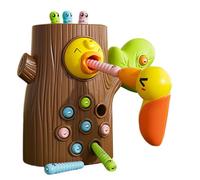 Generisch Feeding Toy - Magnetic Bird Fine Motor Game - Jeu de Style - Jouet de Capture coloré - Jouet éducatif en Bois - Activité d'alimentation des Oiseaux pour Les Tout-Petits - Plaisir de