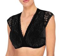 Generisch Femmes 1 pièce Lingerie Dentelle Gilet Femme Élégant Chemisier Noir Chemisier Dentelle Chemisier pour Oktoberfest Lingerie Push Lingerie Corsage, Noir , XL