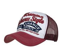 Generisch Femmes Chapeaux Noir Casquettes Homme Ombre Broderie Réglable Femmes Casquettes Mode Chapeau Baseball Applications Casquettes de Baseball Max Cap Hommes, Bordeaux, taille unique
