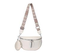 Generisch Femmes Quatre Polyvalents, Décontractés et Tissés Sangle Mère Enfant Sac à Bandoulière Hommes Noir, Blanc., taille unique