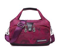 Generisch Femmes Simple Décontracté Polyvalent Tissu Main Lettre de Transport Épaule Sac à Bandoulière Femmes S Sacs à Bandoulière, Ce1, taille unique