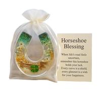 Generisch Fer à cheval - Symbole de poche, souvenir de bénédiction, mini décoratif motivant | Avec énergie positive pour adolescents, filles, mères et dames, bureau, bureau, table de chevet, livre