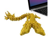 Generisch Fidget Dragon - Jouet à Double tête imprimé en 3D de 10,63 Pouces | Articulations Mobiles, décoration de Bureau Mobile pour, Adultes et Jouets de Bureau