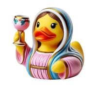 Generisch Figurine de Canard - Décoration de Noël Religieuse Jésus Canard - Décoration Religieuse pour et Adultes - Salon Chambre à Coucher Cuisine Bureau Anniversaire Noël