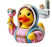 Generisch Figurine de Canard - Figurines de Pâques - Décoration de Noël - Jésus Canard - Sculpture pour et Adultes - Baptême - École du Dimanche - Salon - Décoration de Bureau