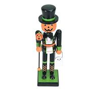 Generisch Figurine de casse-noisette d'Halloween | Sorcière citrouille Casse-noisette en bois, remplissage de sacs cadeaux effrayant Figurine décorative pour la maison, rebord de fenêtre