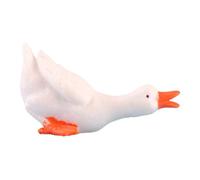 Generisch Figurine de cygne blanc en résine - Élégant accessoire de maison blanc - Artisanat et bricolage - Parfait pour les parents et les enfants - Décoration de table élégante pour la maison