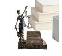 Generisch Figurine de déesse - Décoration de table vintage - Sculpture de justice - Symbole de l'équité et de l'égalité - Décoration de salon, chambre à coucher, bibliothèque, cheminée, événement